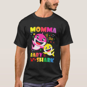 T-shirt Momma De L'Anniversaire Requin Papa, Maman Corresp