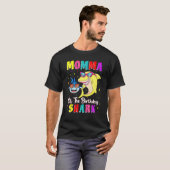 T-shirt Momma Du Requin Anniversaire Famille Correspondant (Devant entier)