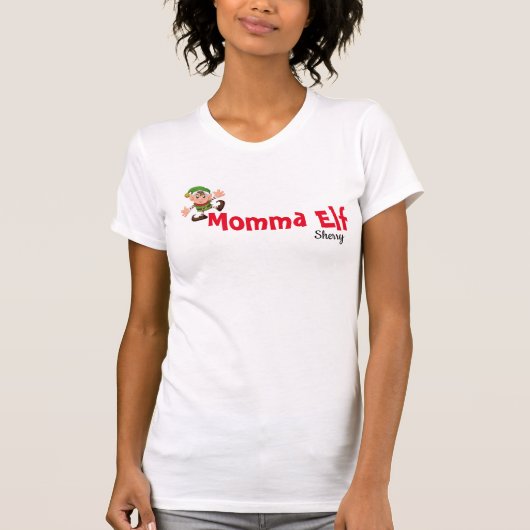 T-shirt Momma Elf (Devant)