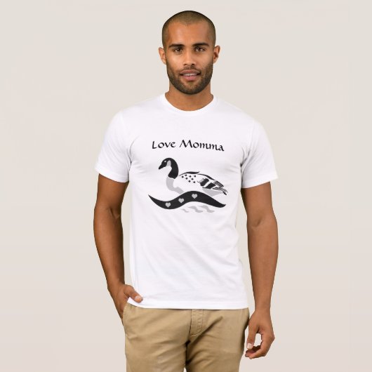 T-shirt Momma Goose Natation (Devant entier)