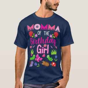 T-shirt Momma Of The Birthday Girl Bug Insect Bday Party