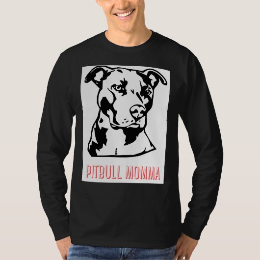 T-shirt Momma Pitbull (Devant)