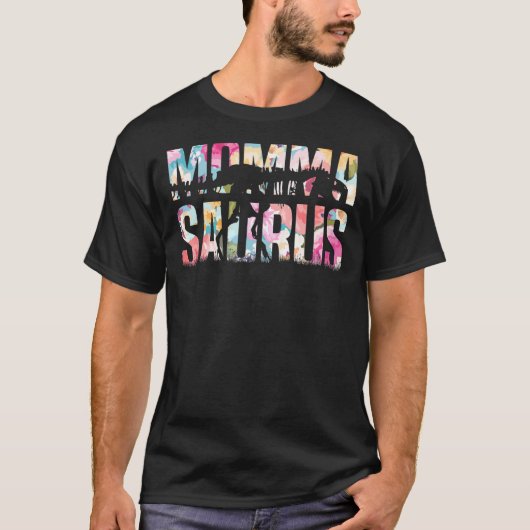 T-shirt Mommasaurus Rex Maman Dinosaure Rex Momma Saurus (Devant)