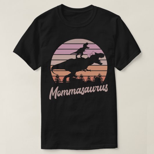 T-shirt Mommasaurus TRex Dinosaur (Design devant)