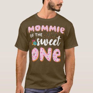 T-shirt Mommie Of The Sweet One Donut Anniversaire