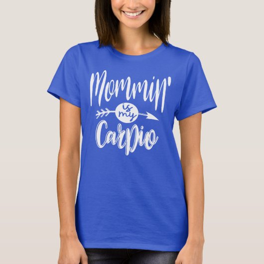 T-shirt Mommin' Est Mon Cardio (Devant)