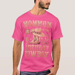 T-shirt Mommom de la Cowboy d'anniversaire Rodeo Western M