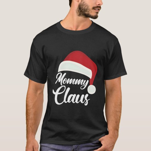 T-shirt Mommy Claus Noël Santa Hat (Devant)