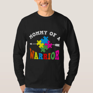 T-shirt Mommy Of A Warrior Autism Awareness