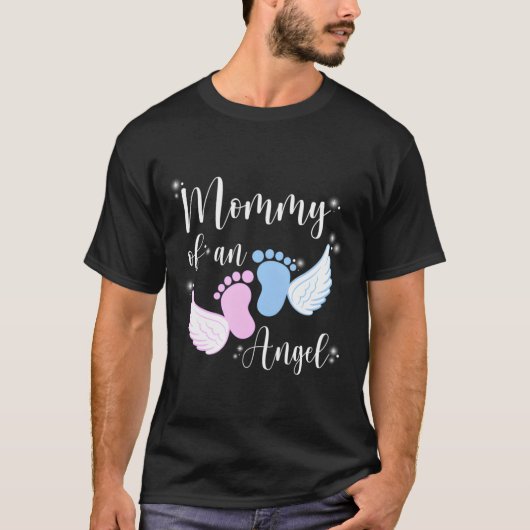 T-shirt Mommy Of An Angel Miscarriage Awareness Infant Los (Devant)