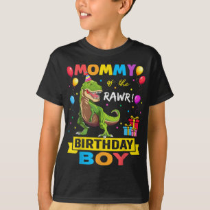 T-shirt Mommy of the Birthday Boy Dinosaur Raptor Funny