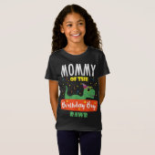 T-Shirt Mommy of the Birthday Boy Dinosaur Raptor Funny (Devant entier)