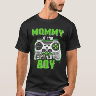 T-shirt Mommy Of The Birthday Boy Vidéo Jeu B-Day Top Gam