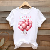 T-shirt Mommy To Be Pink Balloons C'est une fille