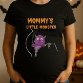 T-shirt Mommys Little Monster Maternité Halloween