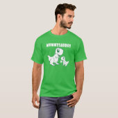 T-shirt Mommysaurus-Jour de la Saint Patrick-Dinosaure-Sha (Devant entier)