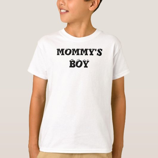 T-SHIRT MOMMY'SBOY (Devant)