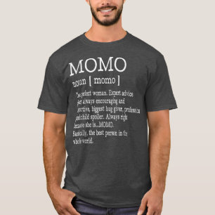 T-shirt Momo Définition Grand-mère Jour des mères Cadea