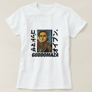 T-SHIRT MOMOKO YAKUZA ÉTATS ET ÉPAIS TEXTE FEMMES BLANC TE