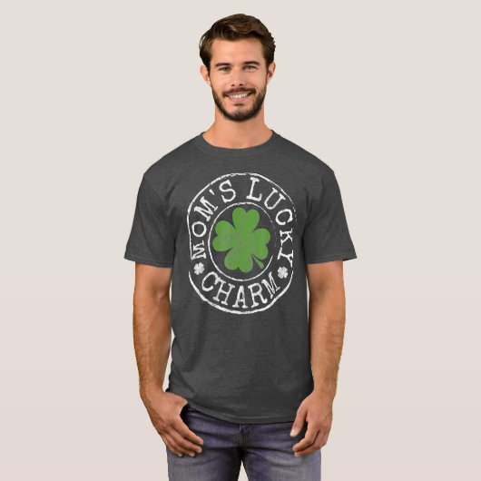 T-shirt Moms Lucky Charm Irlandais Clochers Enfants Garçon (Devant entier)
