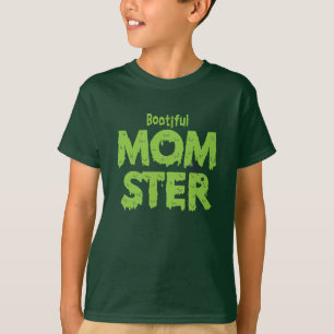 T-shirt Momster Botieux Maman Funny Puns Halloween