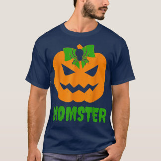 T-shirt Momster Citrouille bow Maman Halloween costume éff