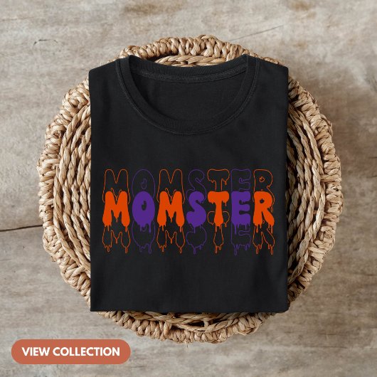 T-shirt Momster Halloween jumeler la famille des femmes
