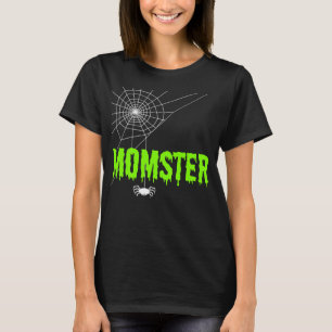 T-shirt Momster Lime Green Driver Police Spider Web