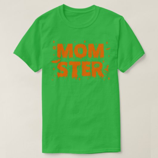 T-shirt Momster Maman Halloween (Design devant)