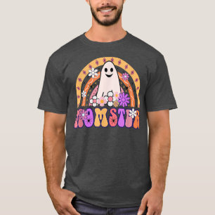 T-shirt Momster Mom Ghost Halloween Vintage 2541
