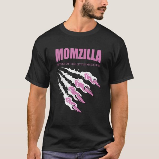 T-shirt Momzilla Keeper Des Petits Monstres (Devant)