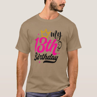T-shirt Mon 13e anniversaire01