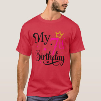 T-shirt Mon 7e anniversaire01