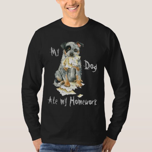 T-shirt Mon ACD a mangé mon travail (Devant)
