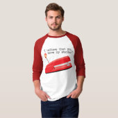 T-shirt Mon agrafeuse rouge (Devant entier)