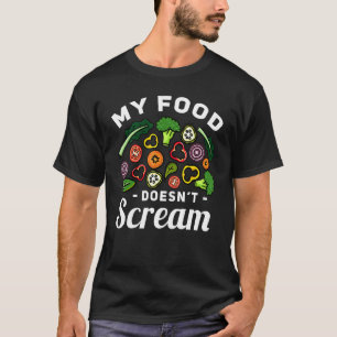 T-shirt Mon alimentation ne crie pas anti cruauté animale 