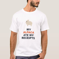 Mon alpaca a mangé mes reçus