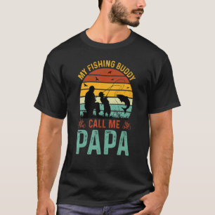 T-shirt Mon ami de pêche m'appelle Papa Pêcheur Dad