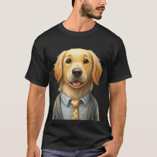 T-shirt Mon ami Golden Retriever