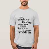 T-shirt mon ami imaginaire (Devant)