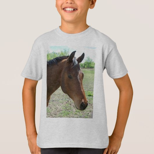 T-shirt Mon ami, le cheval (Devant)