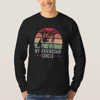 T-shirt Mon amitié Cercle Chien Chien Chien Chien Chien Pa