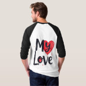 T-shirt Mon amour (Dos entier)