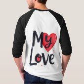 T-shirt Mon amour (Dos)