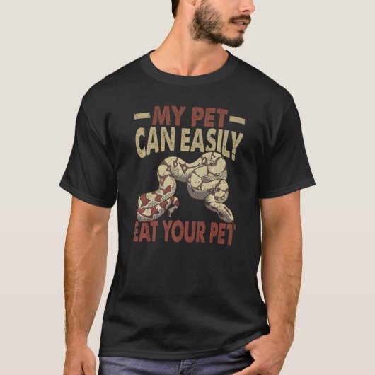 T-shirt Mon Animal De Compagnie Peut Facilement Manger Vot (Devant)