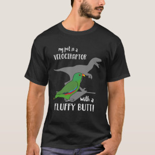 T-shirt Mon animal est un vélociraptor avec un cul moelleu