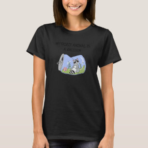 T-shirt Mon Animal Spirit Est Un Raccoon