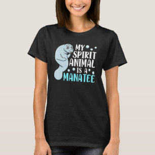 T-shirt Mon Animal Spirit Est Une Vache Océanique Manatée