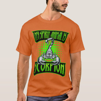T-shirt Mon animal spirituel est l'ami Scoprion