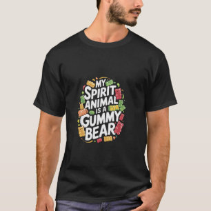 T-shirt Mon animal spirituel est un enfant qui aime les bo